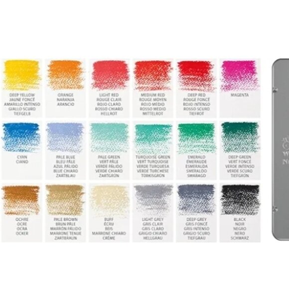 Winsor & Newton Professional Soft Pastels, Set of 30 New In Box - Picture 3 of 4